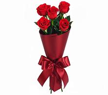 Букет 5 Красных роз Эдлесс Лав в Воркуте