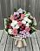 Букет цветов из: Альстромерии, Гвоздики, Розы и Хризантемы в Воркуте