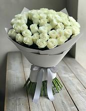 Букет 35 Белых роз в Воркуте