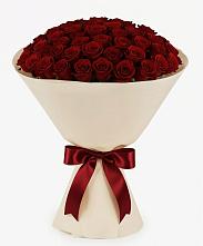 Букет 101 Бордовая роза Блэк Бакарра в Воркуте
