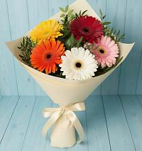 Букет цветов из:  Герберы в Воркуте
