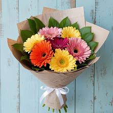 Букет цветов из:  Герберы #REPLACE_PRED# Воркуте