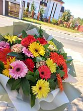 Букет цветов из:  Герберы #REPLACE_PRED# Воркуте