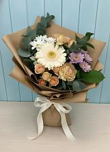 Букет цветов из:  Герберы и Хризантемы в Воркуте