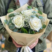 Букет Нежные грёзы в Воркуте Букет цветов из: Розы в Воркуте