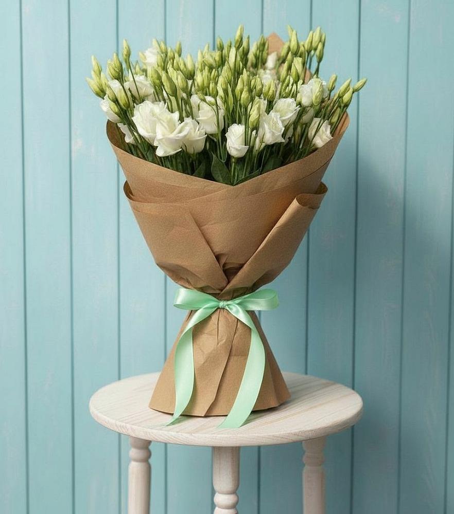 Букет цветов из: Лизиантусы в Воркуте