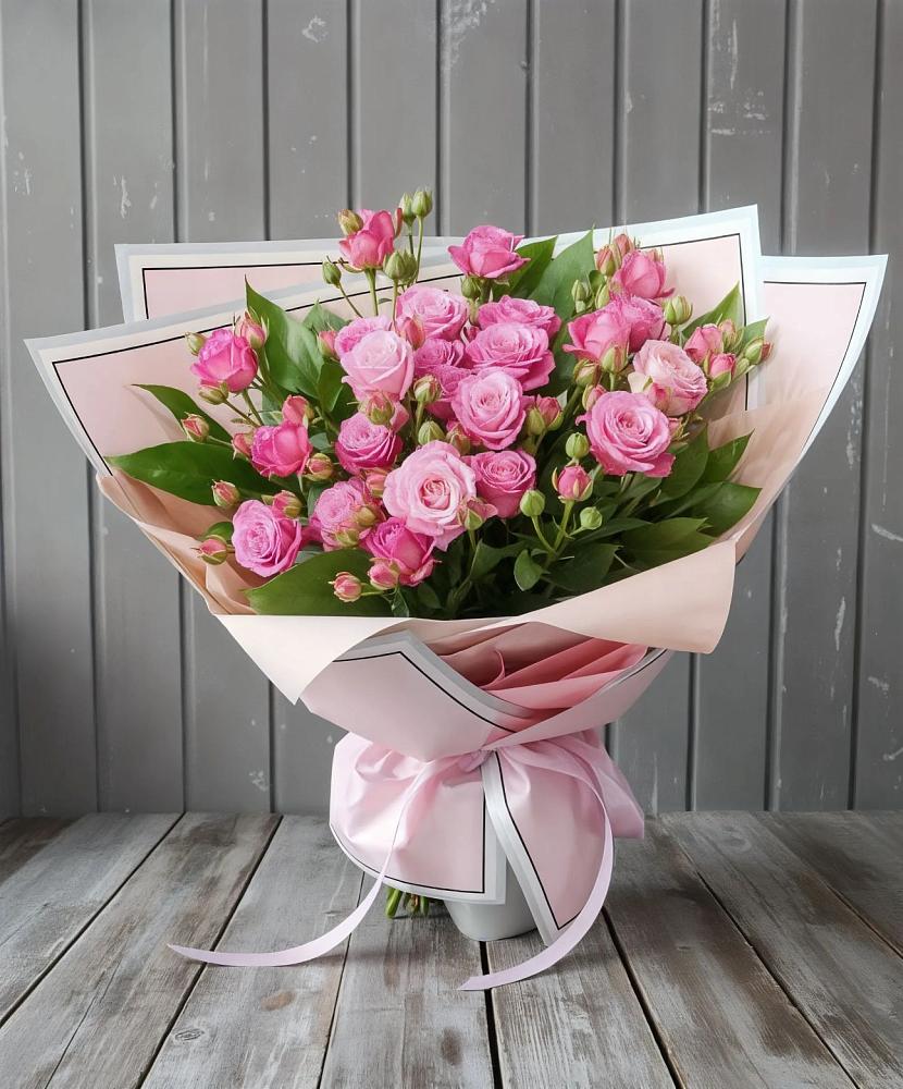 Букет Розовый кустик в Воркуте