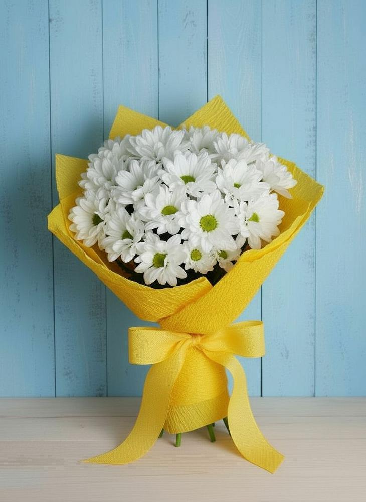 Букет цветов из: Хризантемы в Воркуте