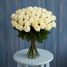 Букет 51 Белая роза Эдлесс Лав #REPLACE_PRED# Воркуте