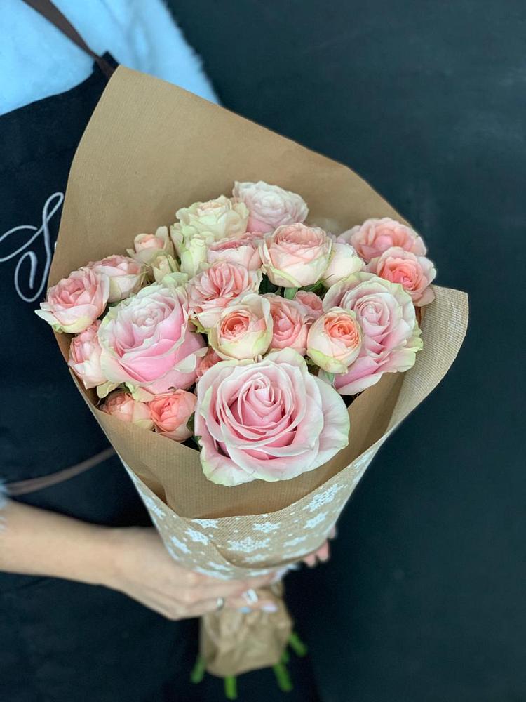 Букет цветов из: Хризантемы и Розы в Воркуте