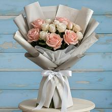 Букет цветов из:  Розы #REPLACE_PRED# Воркуте