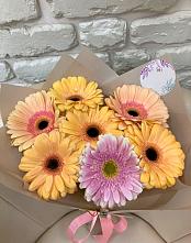 Букет цветов из:  Герберы #REPLACE_PRED# Воркуте