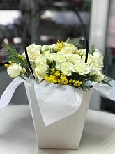 Цветочная композиция из Розы  в Воркуте