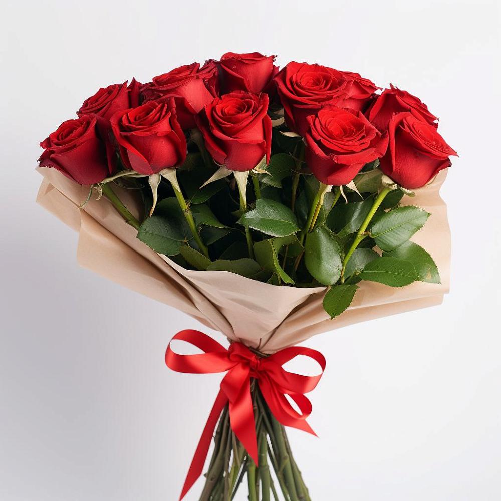 Букет 11 Красных роз Эдлесс Лав в Воркуте