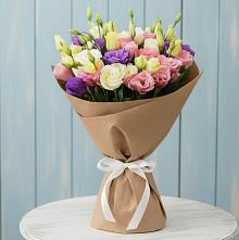 Букет цветов из:  Лизиантусы в Воркуте